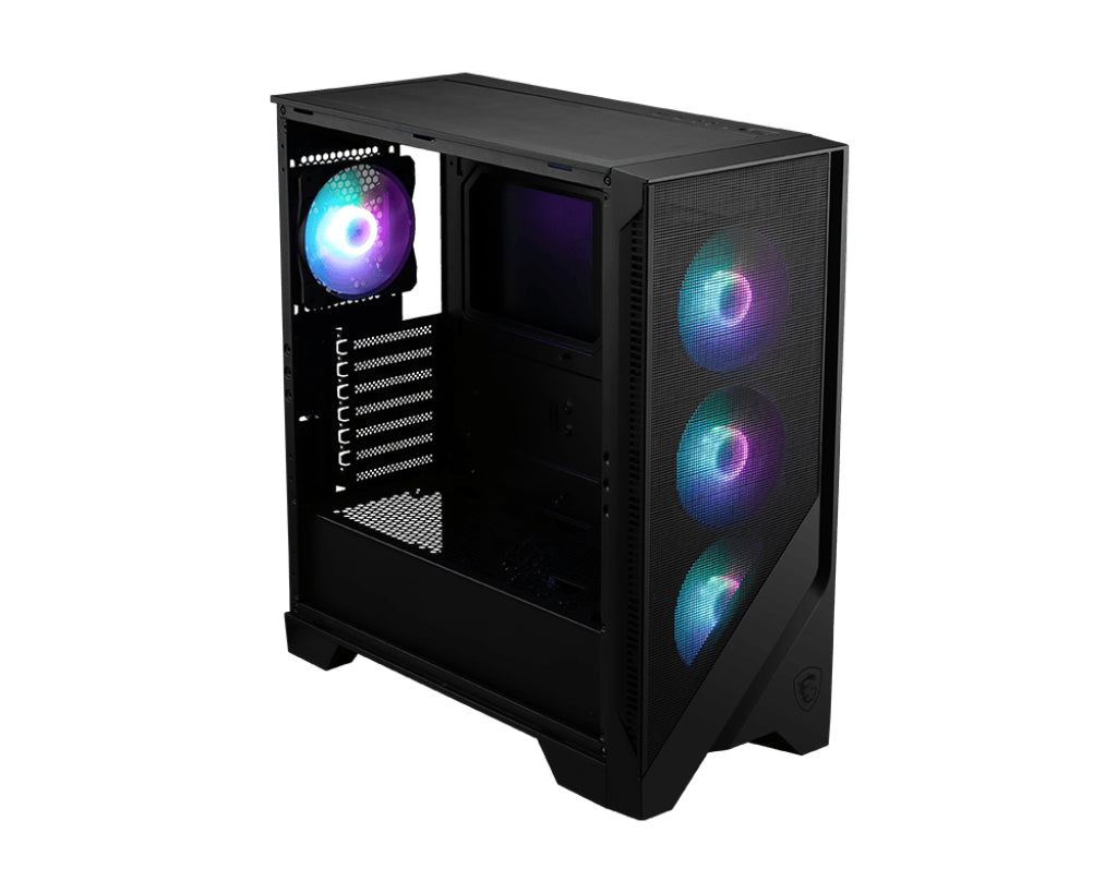 MSI MAG Forge 320R AIRFLOW Micro Tower Black, Transparent