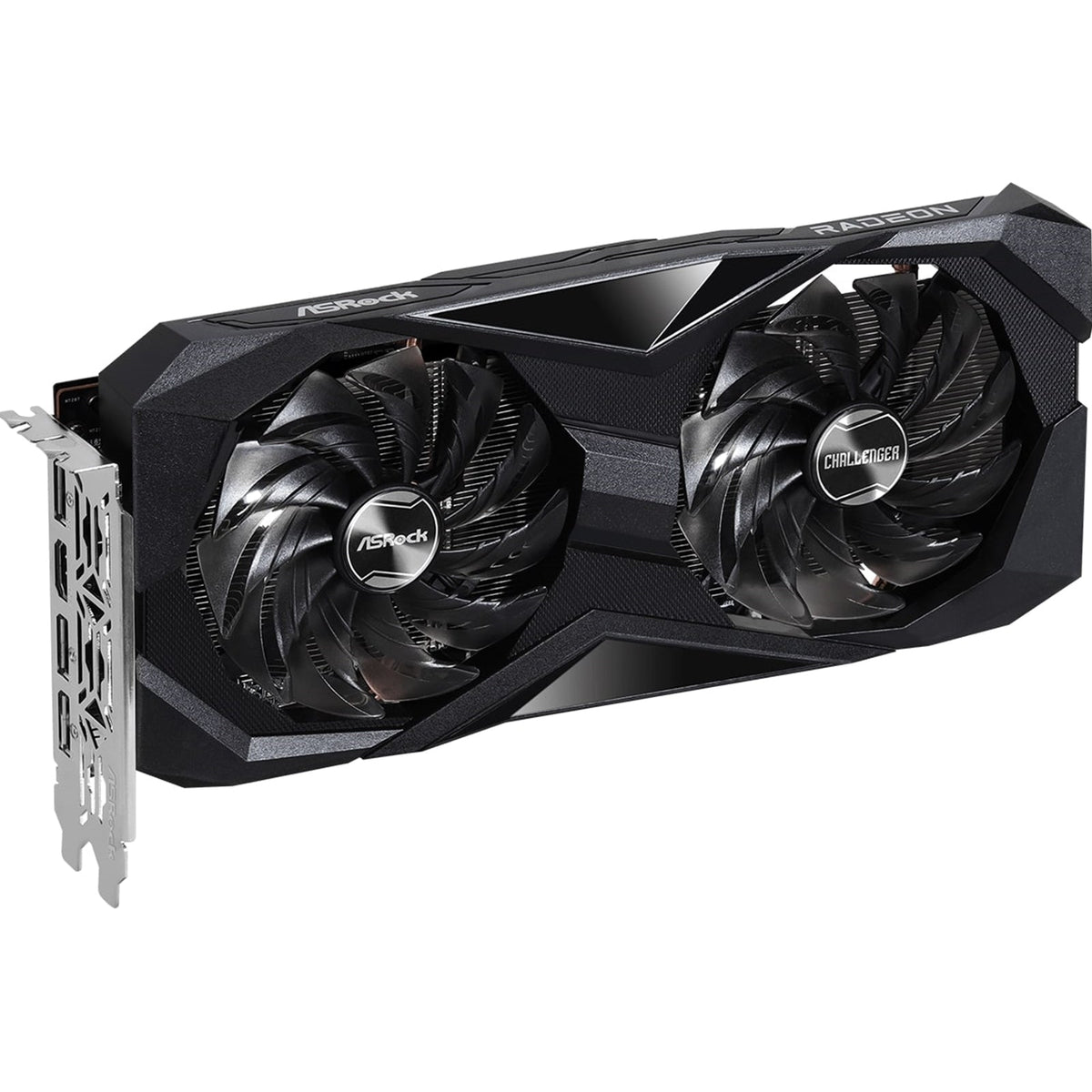 ASRock AMD Radeon RX 7600 Challenger 8GB OC Graphics Card, 8GB GDDR6, 2048 Streams, 2695 MHz Boost Clock, Dual Fan, 3x DisplayPorts / 1x HDMI Port