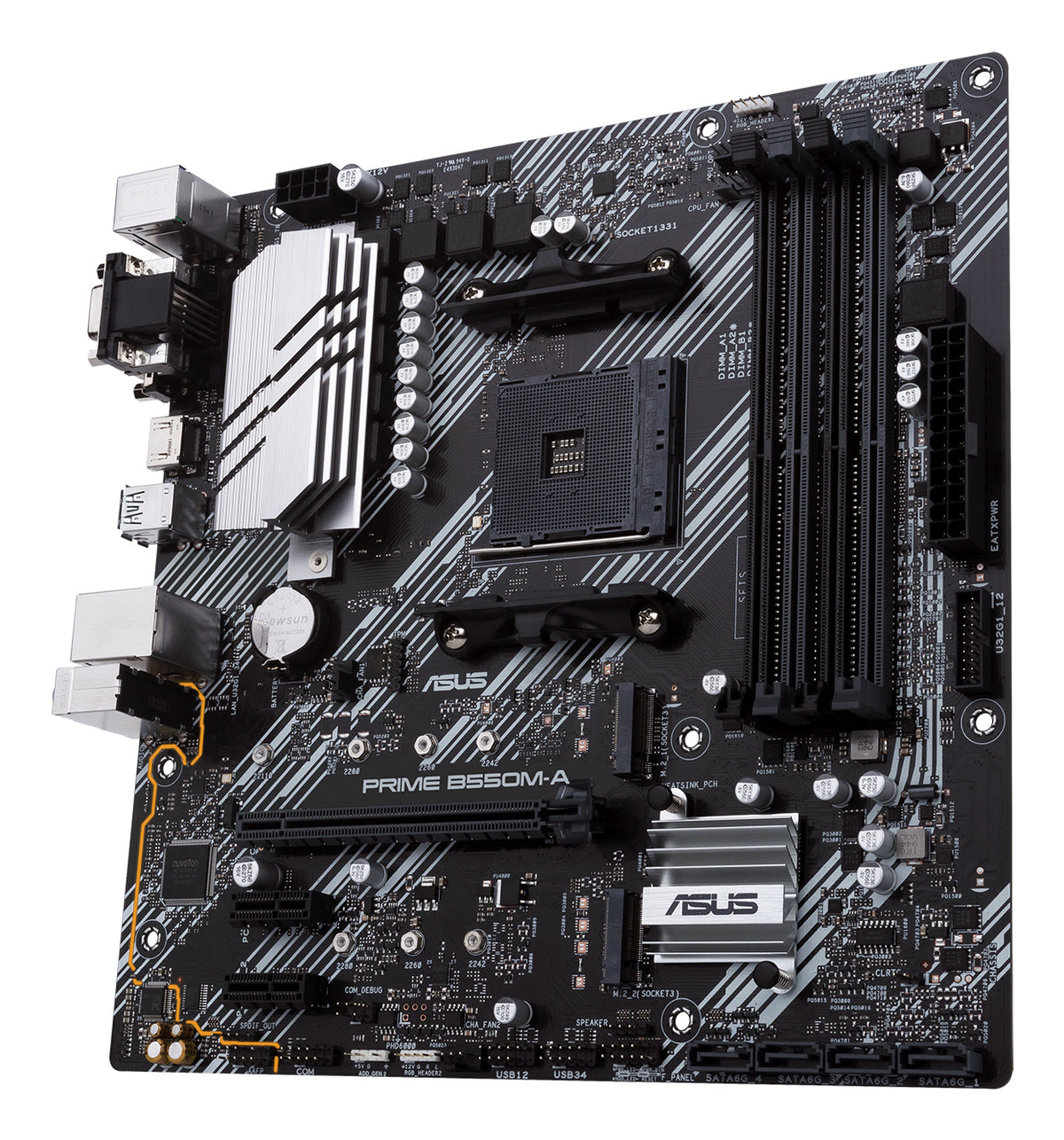 ASUS Prime B550M-A/CSM AMD B550 Socket AM4 micro ATX