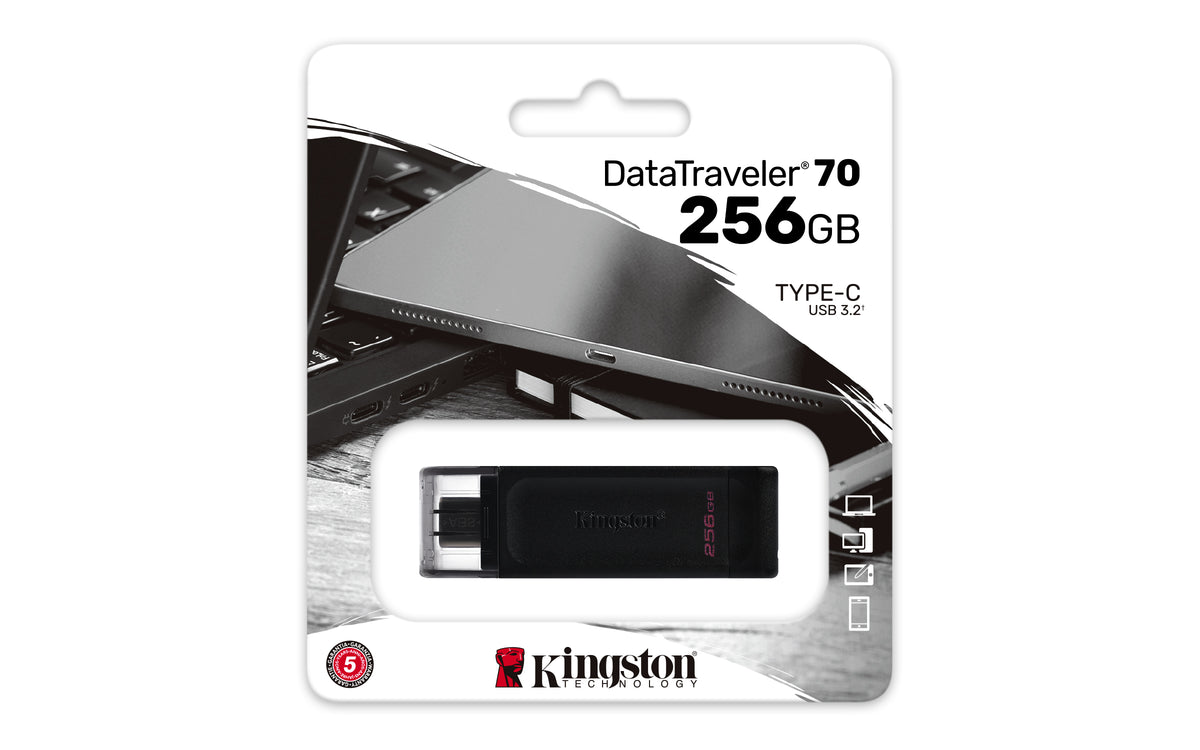 Kingston Technology DataTraveler 256GB USB-C 3.2 Gen 1 70