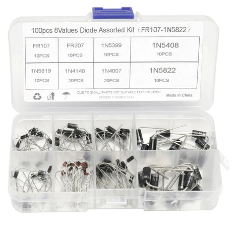 100pcs Diode Assortment