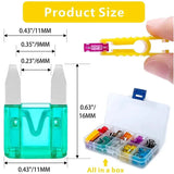 120pcs Small Car Fuse Assortment