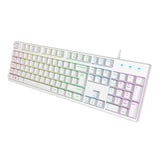 VIDA REBEL 2IN1 WHITE USB DESK KIT keyboard Mouse included Gaming QWERTY UK English