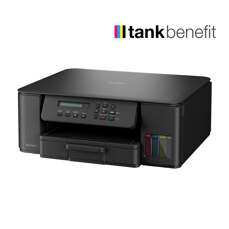 Brother Tankbenefit Compact 3-in-1 Ink Tank Printer DCP-T580DW