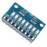 8-Bit Red Common Cathode LED Bar Graph Module
