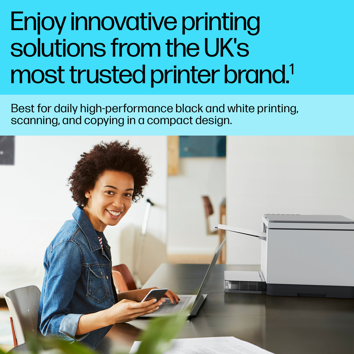 HP LaserJet M234dw Wireless Multifunction Black and white Printer, Copier, Scanner; Duplex