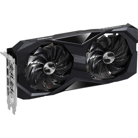 ASRock AMD Radeon RX 7600 Challenger 8GB OC Graphics Card, 8GB GDDR6, 2048 Streams, 2695 MHz Boost Clock, Dual Fan, 3x DisplayPorts / 1x HDMI Port
