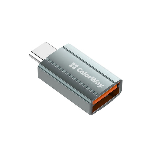 ColorWay Grey Adapter USB-A To Type-C
