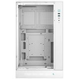 DeepCool CH270 Digital Micro-ATX Case, Mini-Tower PC Case with Tempered Glass Side Panel, USB-C Port, High Airflow Support for 360mm Radiator, ATX PSU, White