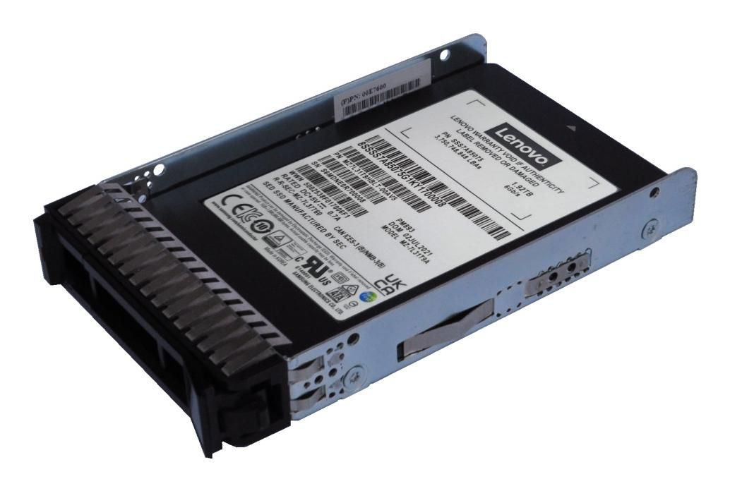 Lenovo ThinkSystem 2.5" PM893a 7.68TB Read Intensive SATA 6Gb HS