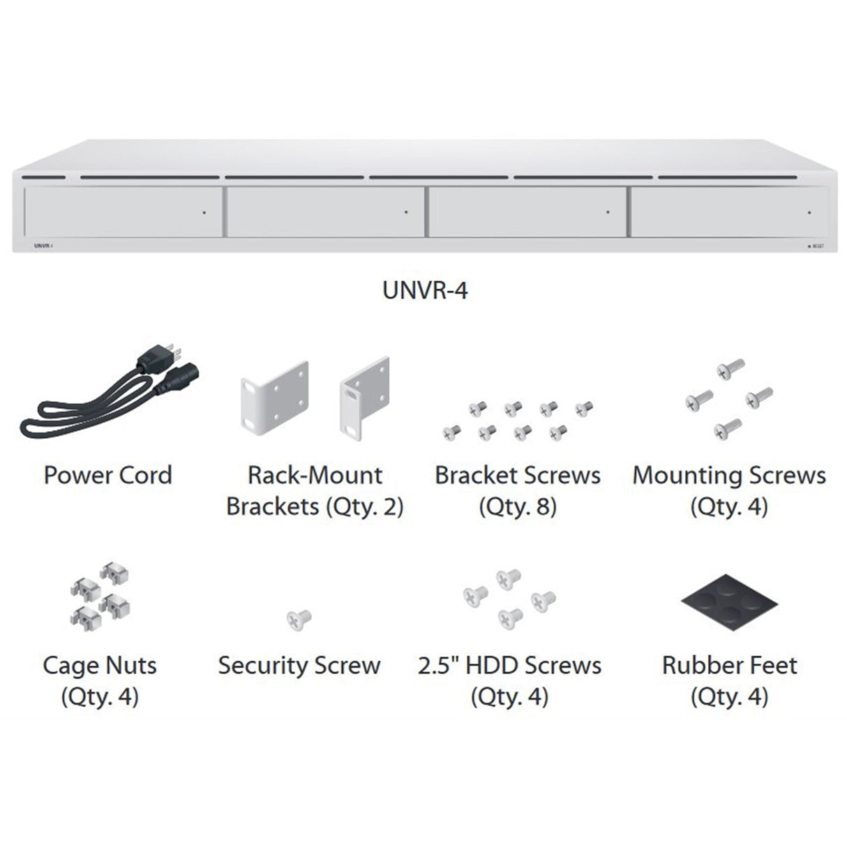Ubiquiti UNVR UniFi Protect 4 Bay Network Video Recorder