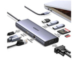 Ugreen Revodok USB-C 6-IN-1 Hub met 4K HDMI USB Type-C 10000 Mbit/s