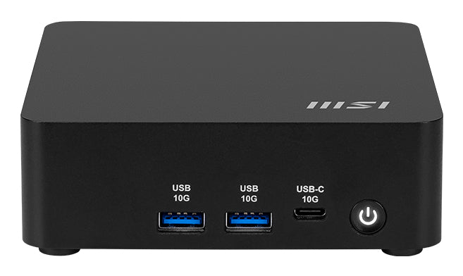 MSI Cubi NUC AI 1UMG Intel Core Ultra 5 125H ( 14th Gen - Core Ultra Series 1 ) , Barebone, NUC, SFF, Mini Computer, HTPC, (NO RAM, NO Storage, NO OS), Intel Graphics/DDR5/Dual ThunderBolt 4/Dual HDMI/Dual LAN/WiFi 6E/BT 5.3/VESA - NUC AI 1UMG I5 125H BB