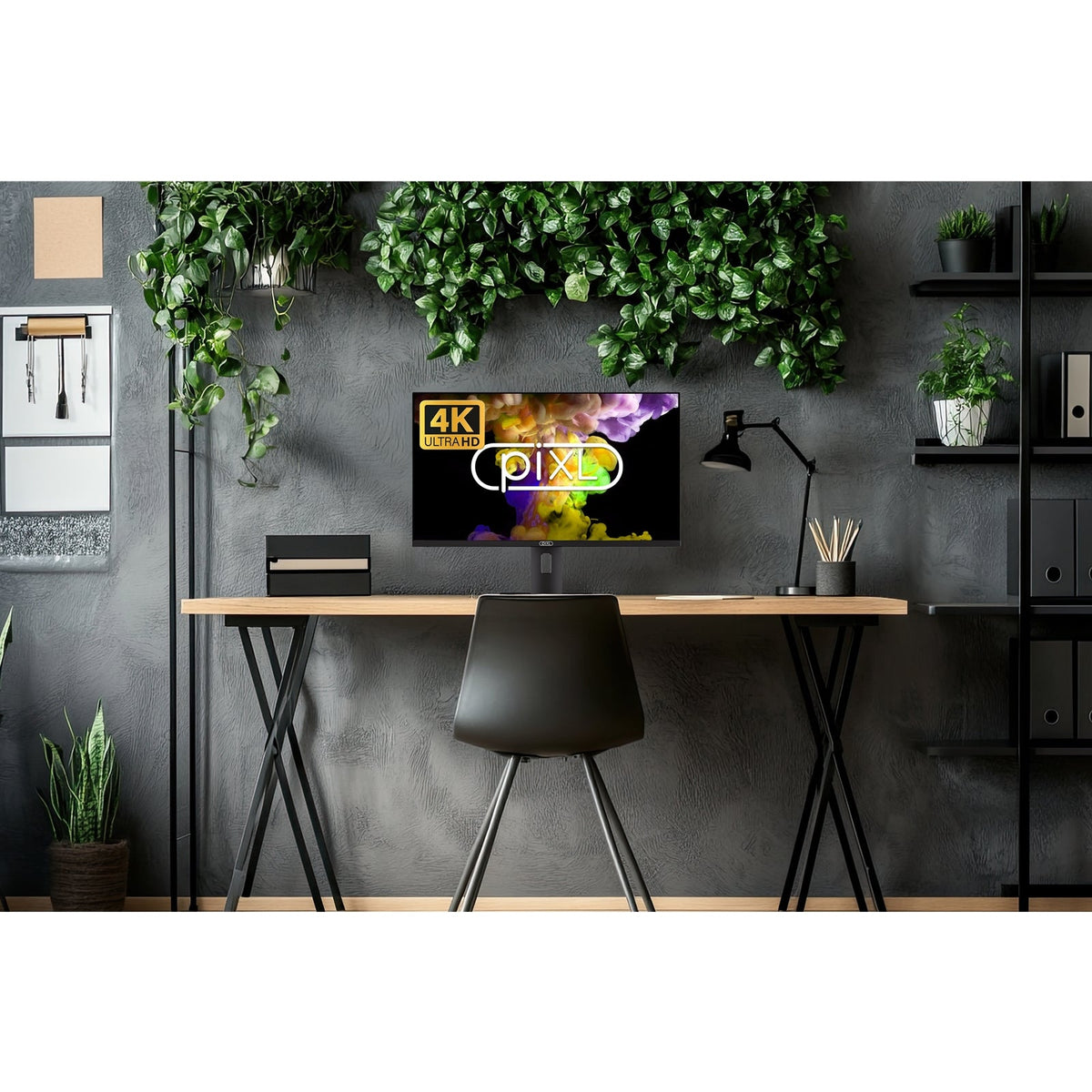 piXL CM28F10 28 Inch 60Hz 4K Widescreen Monitor with 3840 x 2160 Resolution, 5ms Response Time, 60Hz Refresh Rate, HDMI, DisplayPort & VESA Mount