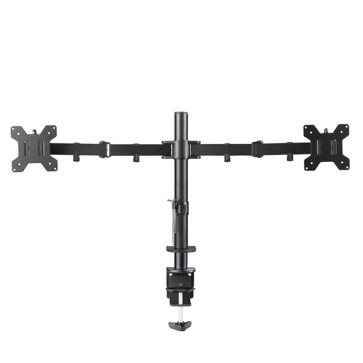 piXL Desk-Mounted Fully-Adjustable Dual Monitor Arm for Screens Up To 27 inch with VESA Mount & Built-In Cable Management