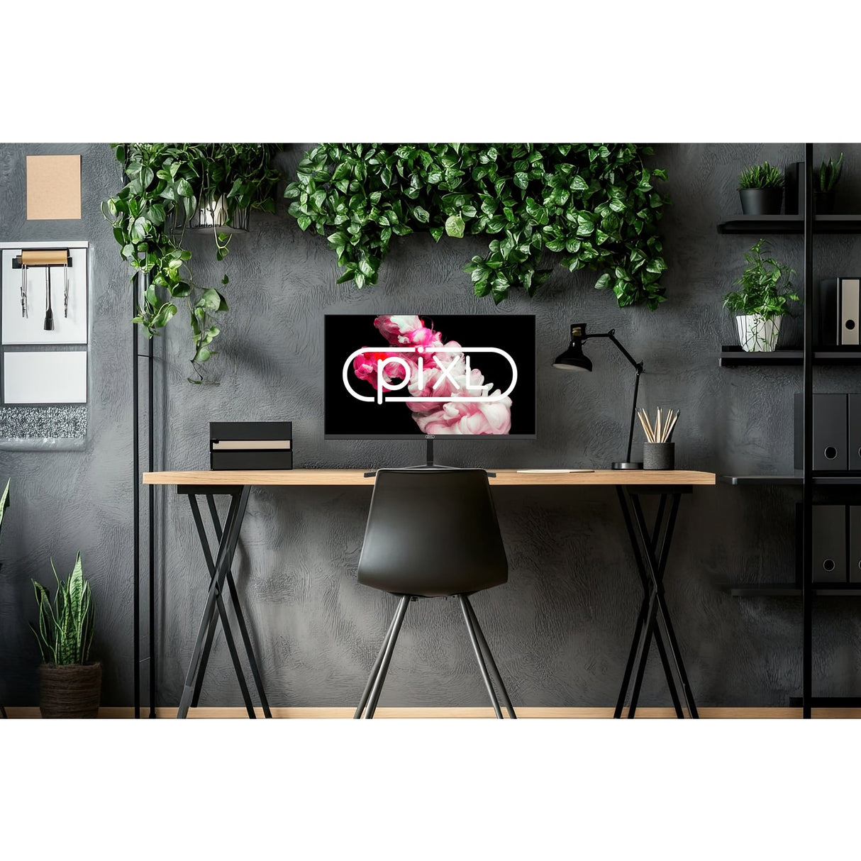 piXL PX27IVHD 27 Inch 100Hz Full HD Widescreen IPS Monitor, 1920x1080 Resolution, 5ms Response Time, 100Hz Refresh Rate, HDMI, VGA & VESA Mount
